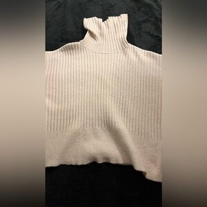 Cream color turtleneck sweater